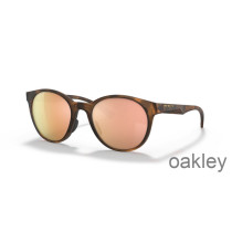 Oakley Spindrift Prizm roségouden lenzen matbruine zonnebril met schildpadframe