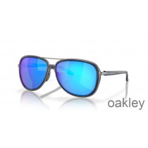 Oakley Split Time Prizm Saffier gepolariseerde lenzen Marine frame zonnebril