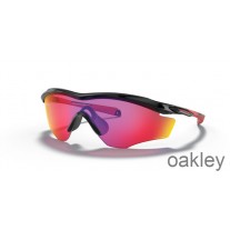 Oakley M2 Ramme XL Prizm Road Linser Polert svart Ramme Solbriller