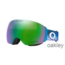 Oakley Flight Deck M Mikaela Shiffrin Signature Series Snø Beskyttelsesbriller Blå Prizm Snø Jade Iridium OO7064 C0