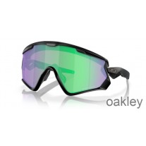 Oakley Wind Jacket 2.0 Prizm Road Jade Linser Matt Svart Ramme Solbriller