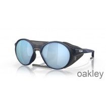 Oakley Clifden Prizm dypvannspolariserte linser, matte gjennomskinnelige solbriller med blå innfatning