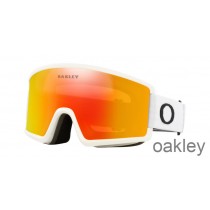Oakley Target Line M Snø Beskyttelsesbriller Matt Hvit Fire Iridium OO7121 07